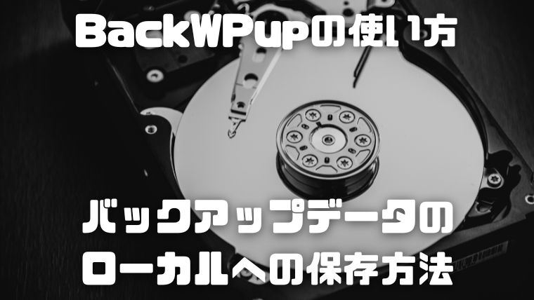 BackWPupの使い方_009_バックアップデータのローカルへの保存方法
