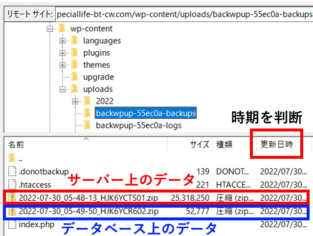 BackWPupのバックアップデータでの副業ブログ復元方法～ConoHa WING編～_04_バックアップデータのダウンロード_バックアップデータの見分け方