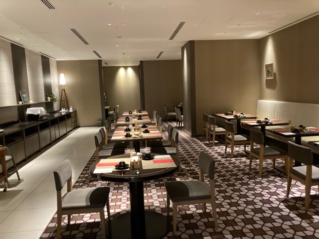 東京マリオットホテルのオールデイダイニング「 Lounge & Dining G」朝食ブッフェ：別室の紹介03
