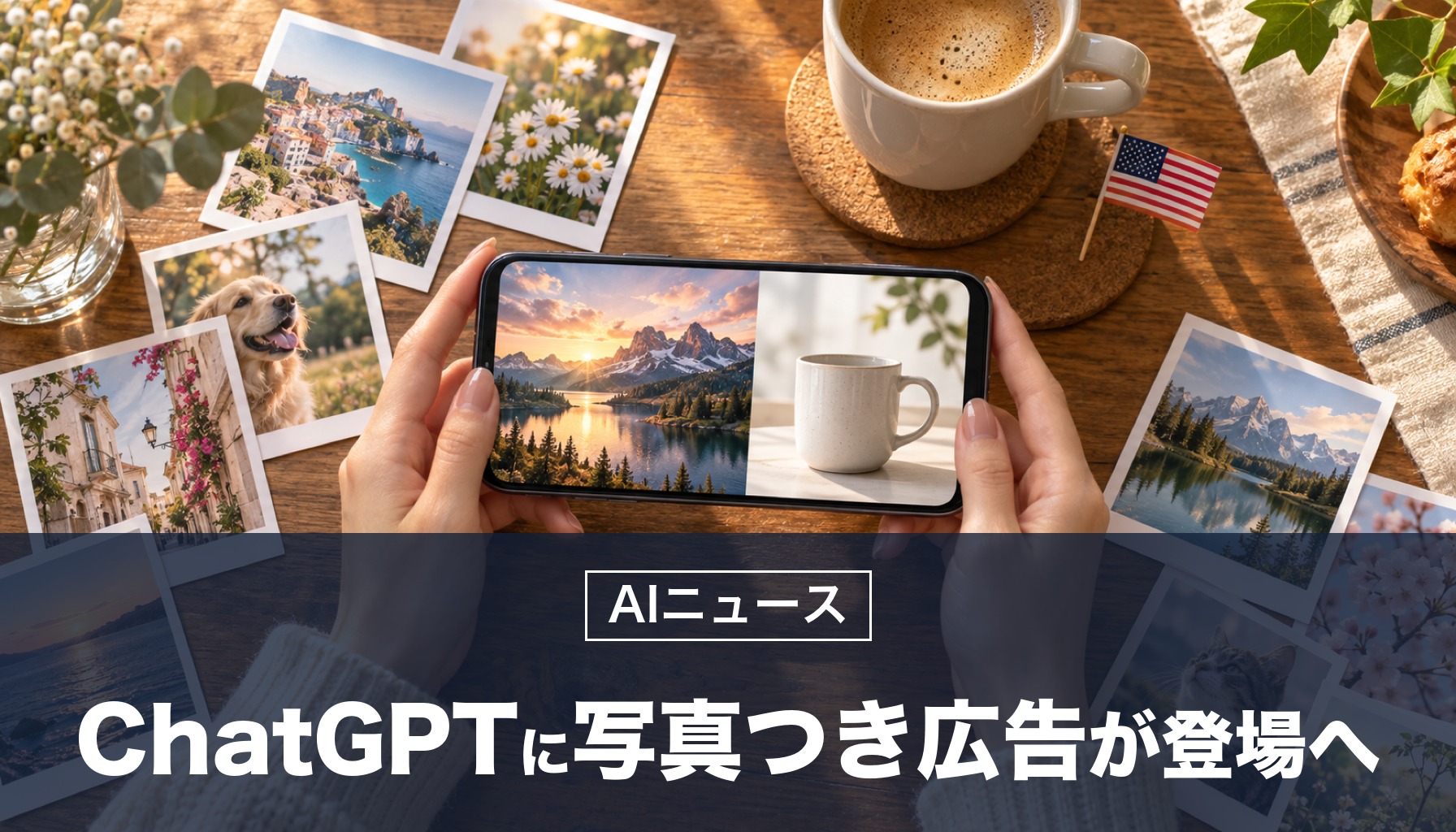 ChatGPTの画像づくりの画面に、写真つきの広告が登場へ。10月後半から米国でテスト。日本の会社も広告を出せる