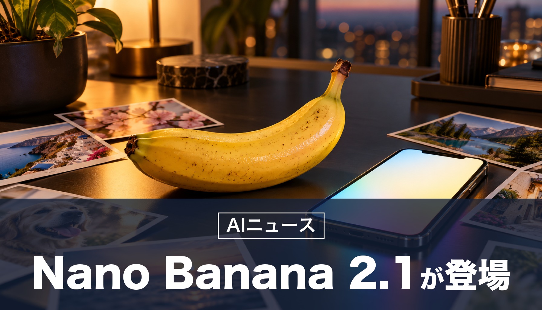 Googleの画像AIが「Nano Banana 2.1」に。Geminiアプリでは有料プランで使え、開発者向けの料金は1枚あたり約半分に