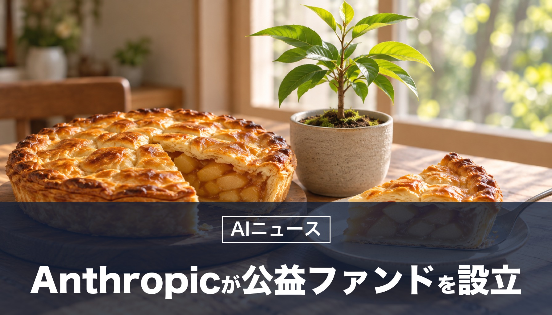 Anthropicが、自社株の5%を社会のために使う「公益ファンド」を設立。会社の価値が上がるほど、割合を増やせるしくみ