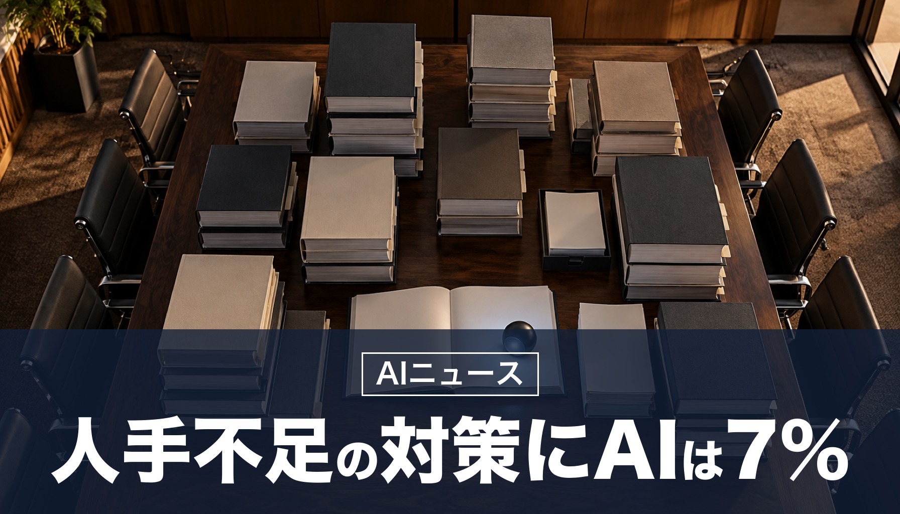 上場企業の6割が「人手不足」をリスクに挙げるが、対策にAIを書いたのはその7%。3,817社の有価証券報告書をAIで読んだ調査