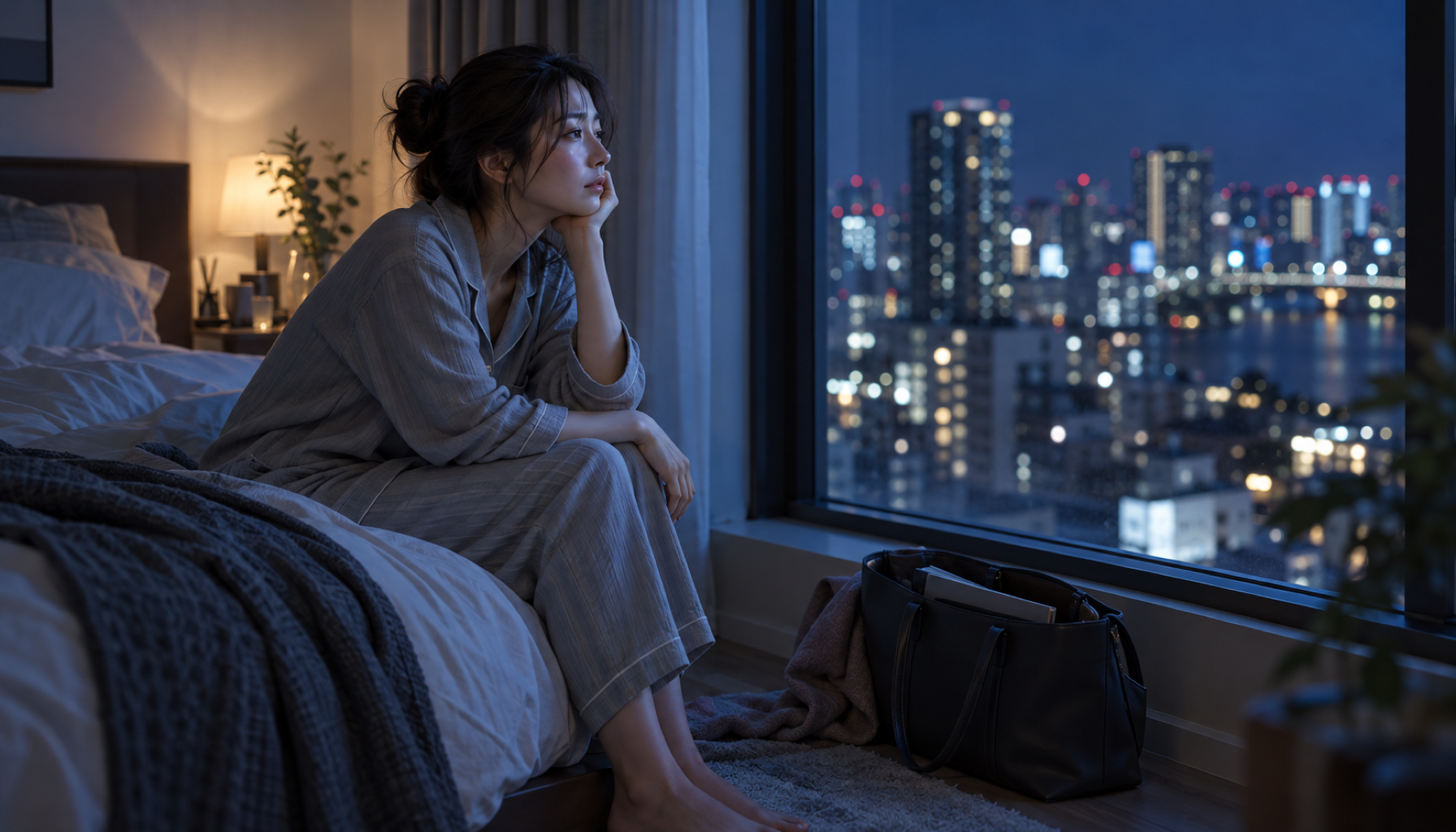夜に明日の仕事へ行きたくなくなるのは、今日が終わらないまま気持ちが明日に飛んでいるから